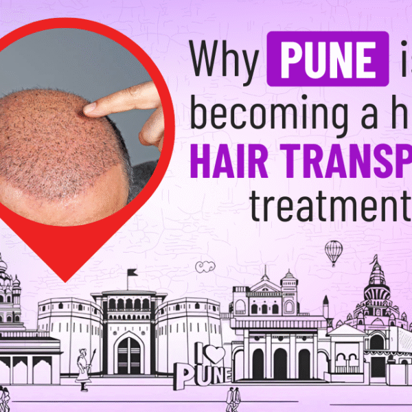 Hair transplant in Pune before and after results with FUE and DHI