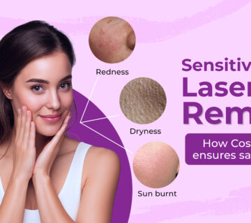 Sensitive skin and laser hair removal — safe, dermatologist-supervised treatment at CosmoLooks.